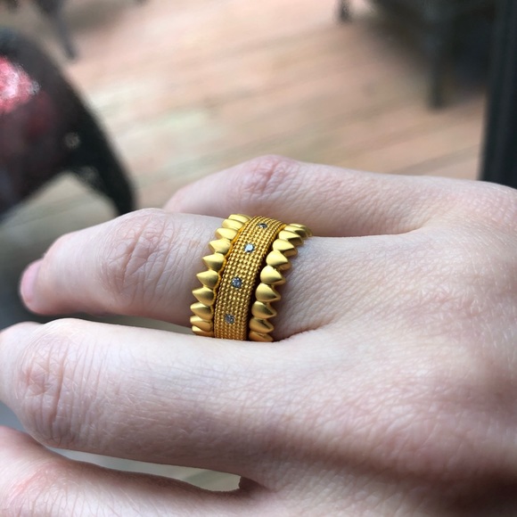 1 LEFT! Freida Rothman Crown Rings Sz 6 NWT - Picture 5 of 7